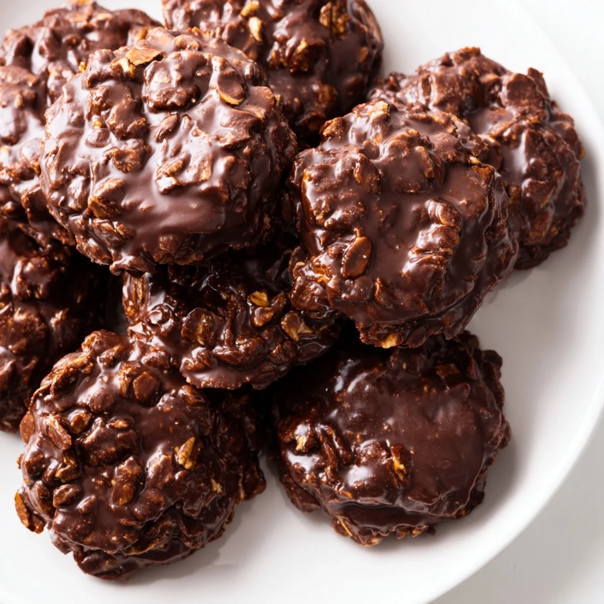 No-Bake Chocolate Oatmeal Cookies
