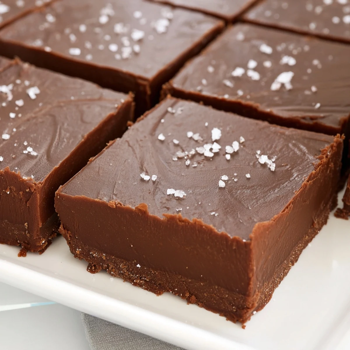 Creamy homemade fudge, cooling and glistening, a decadent sweet treat ready to slice and serve.