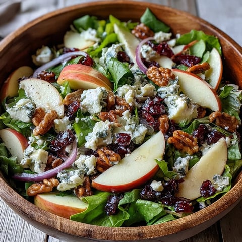 Freshly tossed Mixed Greens and Apple Bowl with crisp apples, walnuts, and tangy feta in a shiny cider vinaigrette.