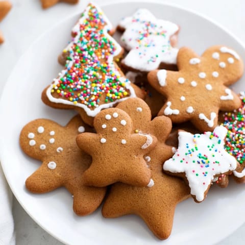 Classic Gingerbread Spiced Cookies