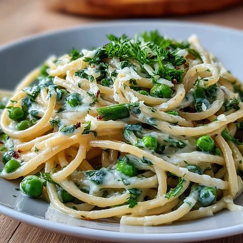 Vibrant lemon butter pasta with peas and Parmesan, showcasing bright citrus sauce over tender linguine with green peas.