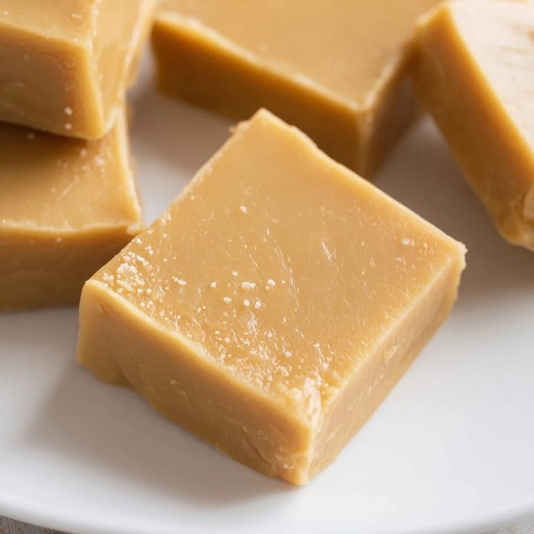 Melt-in-your-mouth Peanut Butter Fudge, homemade with butter and peanut butter – a sweet comfort classic.