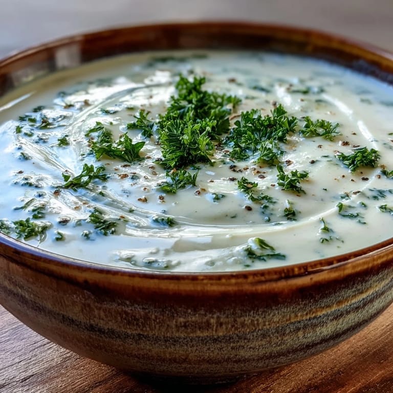 Enjoy a warm bowl of creamy vegetable soup, its rich broth and tender vegetables perfect for a cozy, light dinner.