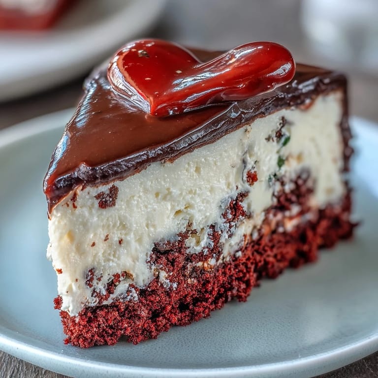 A bold dark chocolate Betty Boop silhouette sits atop a Red Betty Boop Heart Cake with glossy frosting swirls.