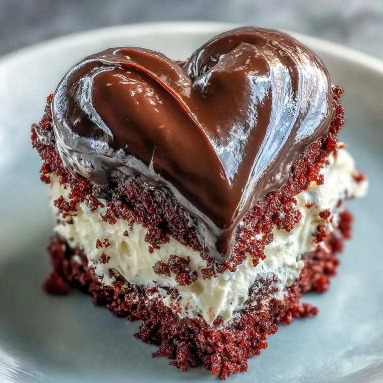 Red Betty Boop Heart Cake plated beside coffee on a napkin, highlighting velvety cream cheese frosting and a crisp chocolate decoration.