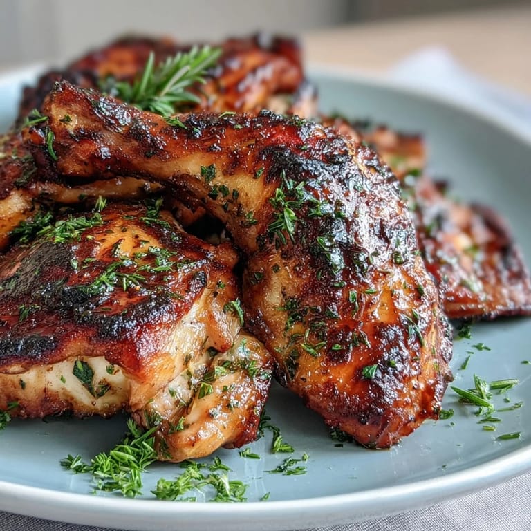 Juicy roasted chicken infused with lemon and fresh herbs, served with tender baby potatoes for a flavorful spring meal.