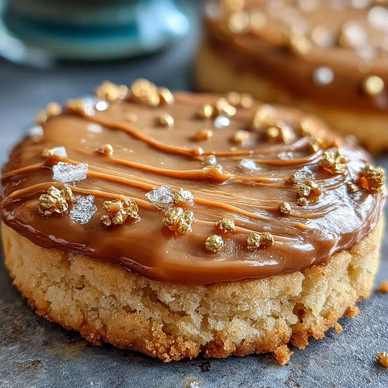 Buttery Taurus zodiac cookies lavishly decorated with shimmering gold royal icing.