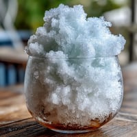 Fluffy TikTok Cloud Slushie in glasses with bright lemon-lime fizz and sweet condensed milk swirl.